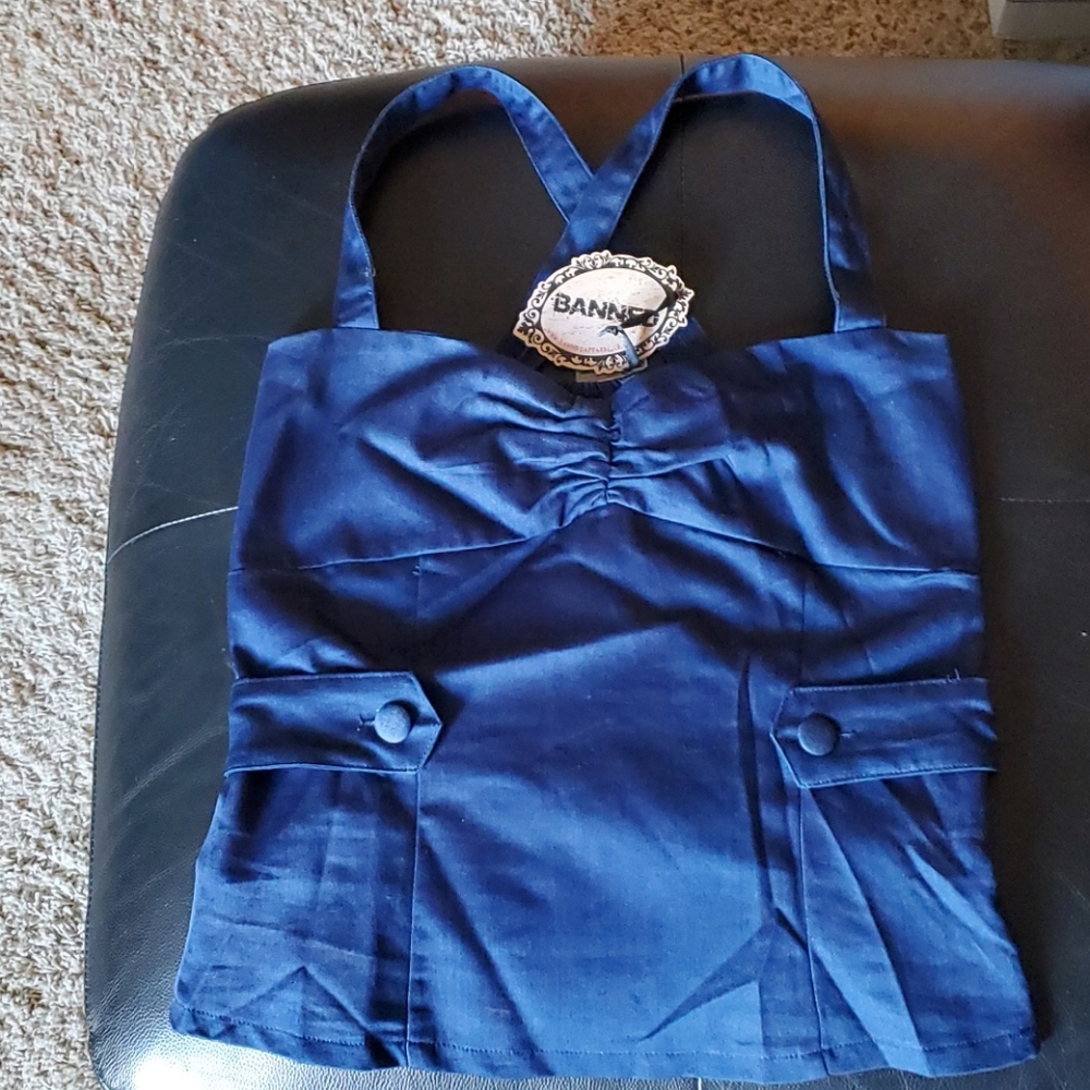 Banned Retro 1950's Blueberry Hill Multiway Denim